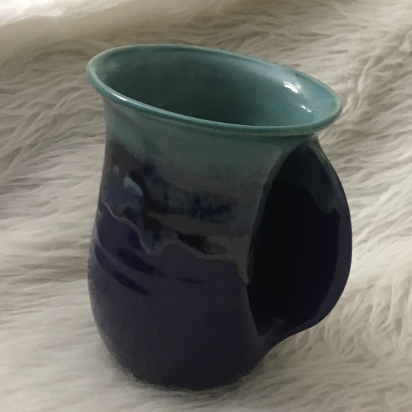 unknown Other - Boho blue coffee tea cup